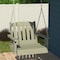 Highwood Usa Lehigh Single Seat Swing Outdoor Furniture for Patio, Backyard, Garden AD-PORL3-EUC - alternate 3